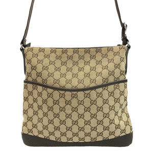 Gucci Cross Shoulder Bag GG Canvas